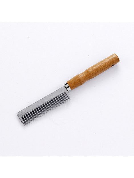 Professional Aluminum Tail Comb with Handle - Detangling & Styling Hair for Salon, Home & Travel Use