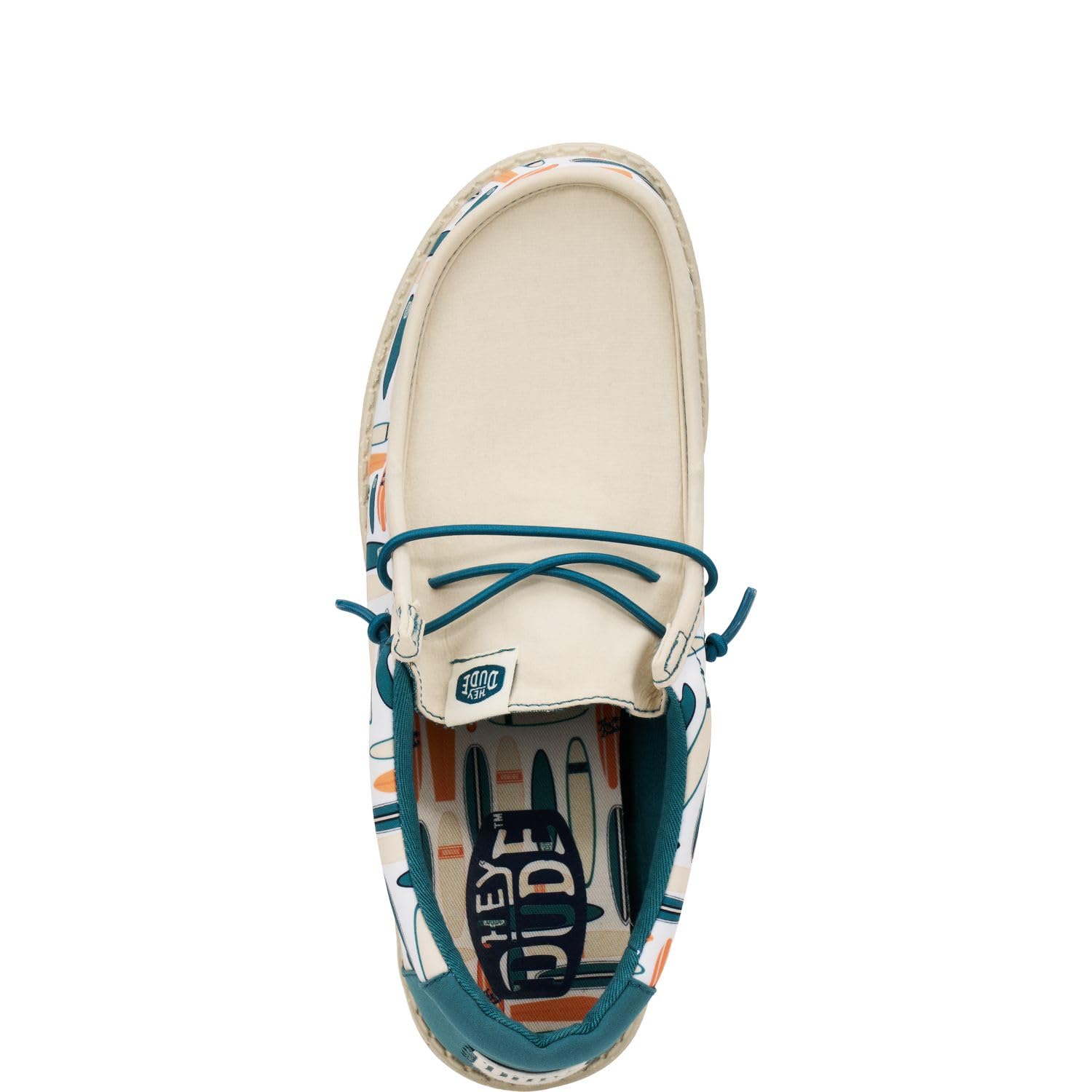 Hey Dude Men's Wally Surfboard Slip-On Loafers - Comfortable Casual Shoes for Men | Perfect for Beach, Travel & Everyday Wear