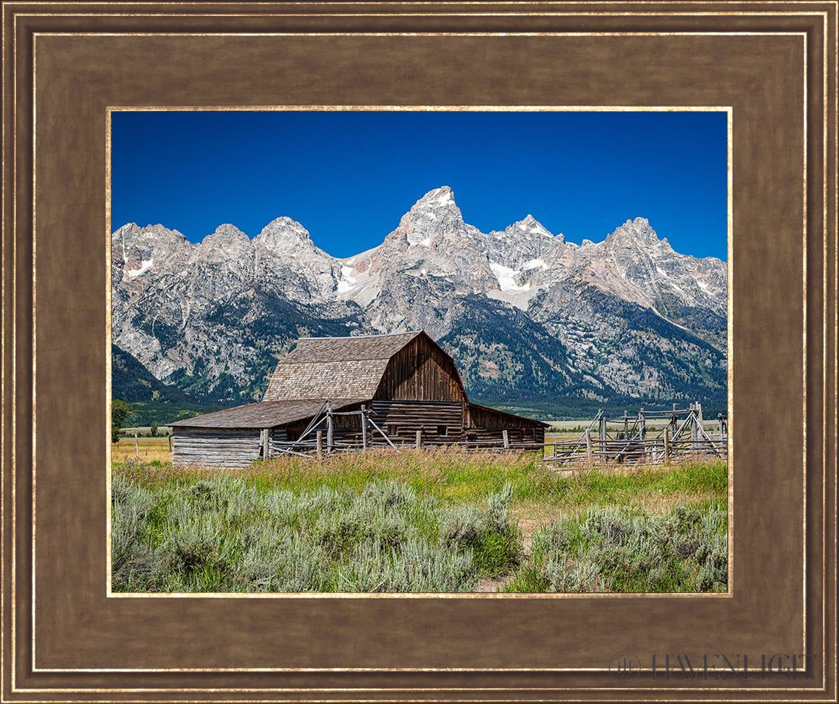 Stunning Moulton Barn Landscape Photo - Iconic Wyoming Landmark Near Grand Teton National Park | Perfect for Wall Art, Home Decor & Travel Inspiration