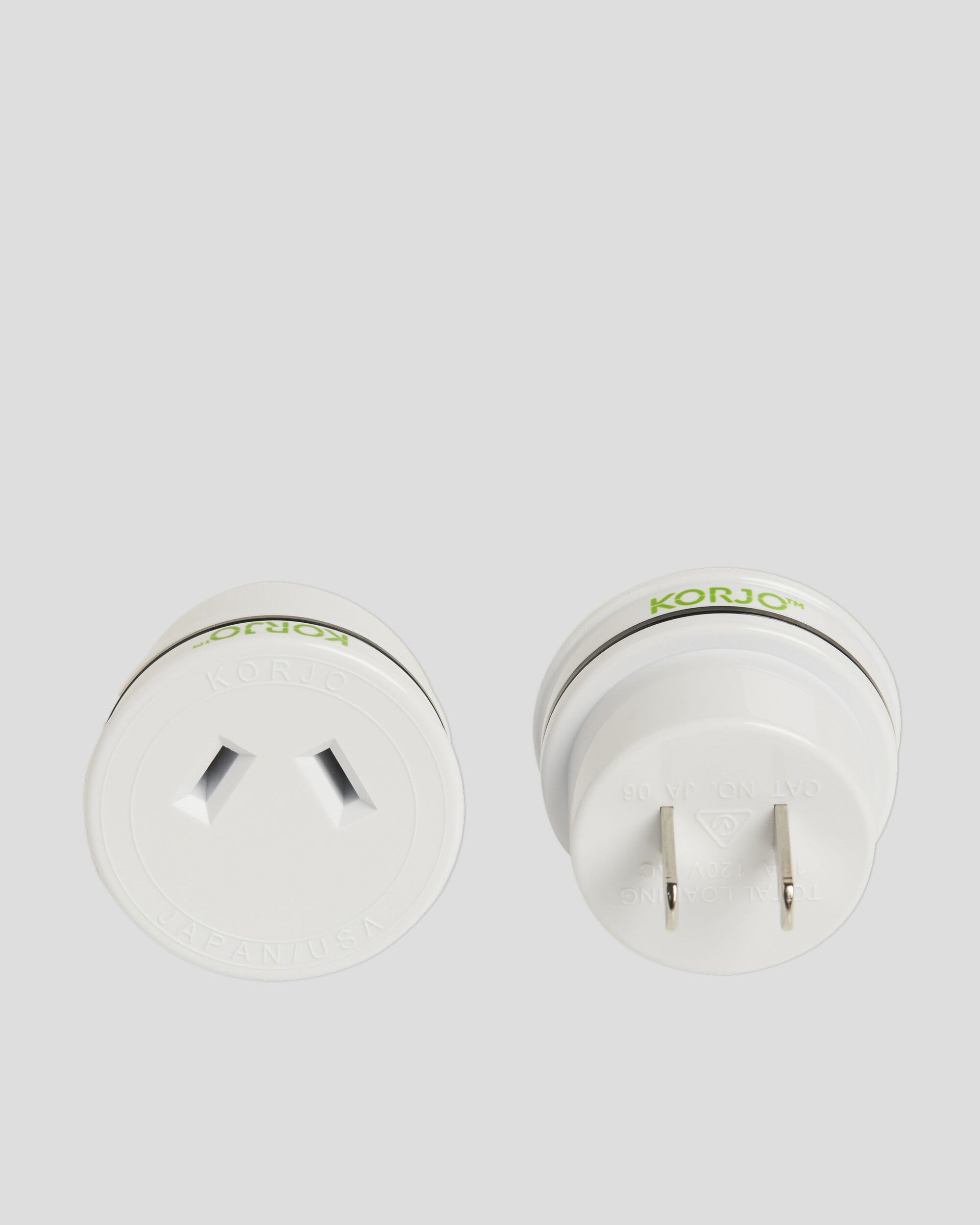 Universal Travel Adapter Plug for Japan - White | Worldwide Charging Compatible | Perfect for Business Trips, Vacations & International Travel