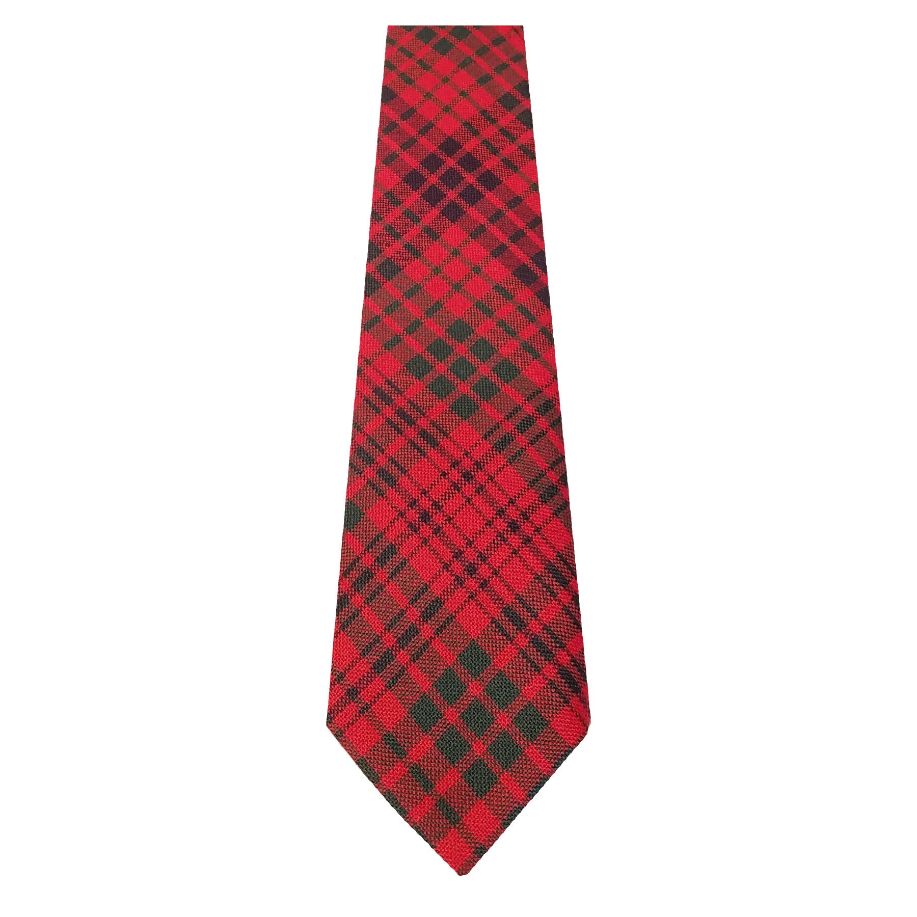 Premium Wool Tartan Neckties for Men - 99 Modern Color Patterns | Perfect for Weddings, Business & Formal Events