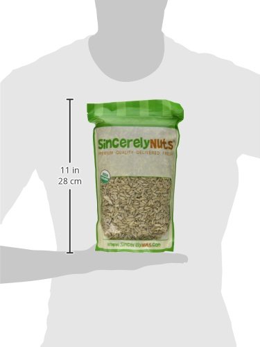 Organic Sunflower Seed Kernels Raw (No Shell) - 2lb Bag | High Protein, Fiber & Antioxidant Rich Superfood Snack | Vegan, Gluten-Free, Non-GMO | Perfect for Salads, Smoothies & Healthy Snacking
