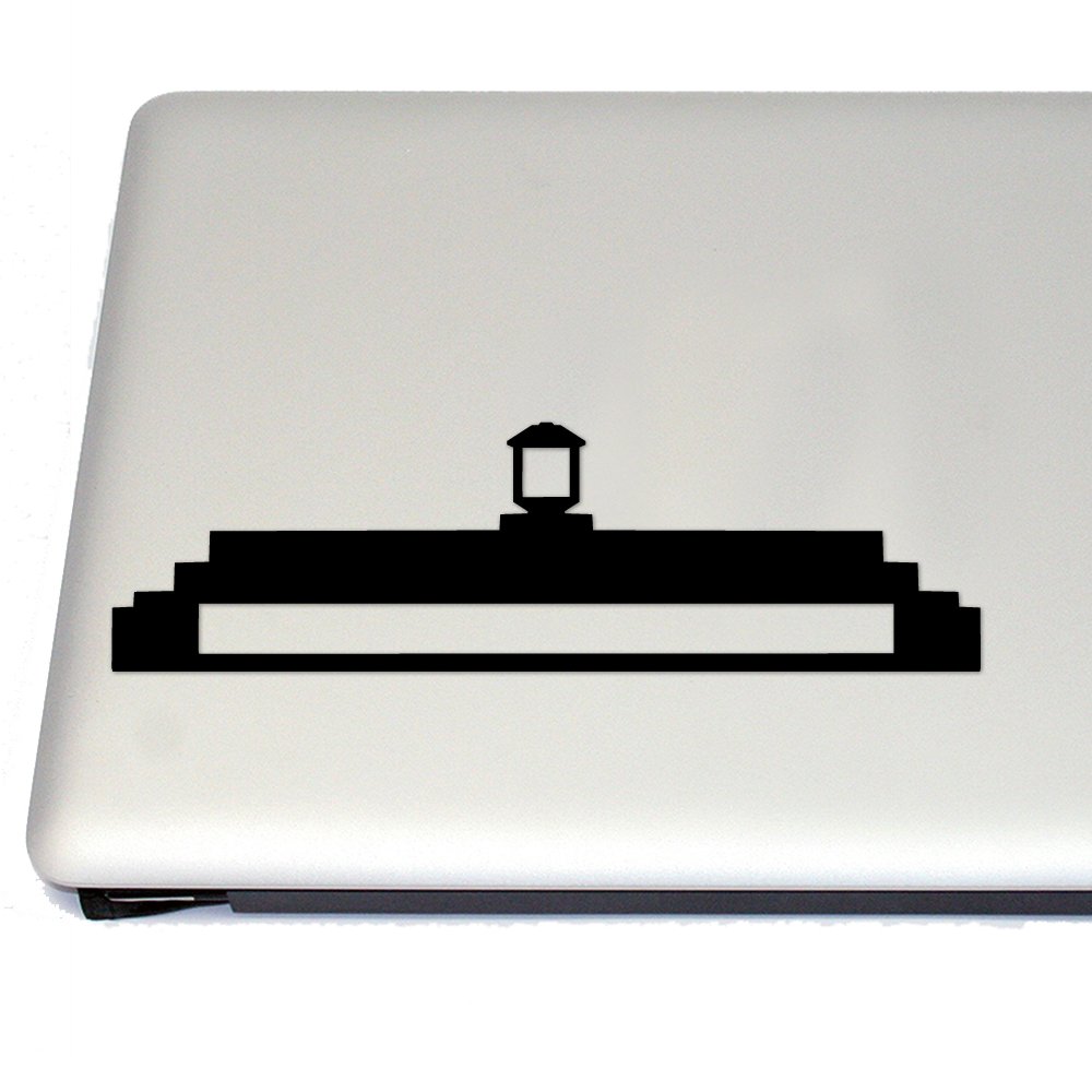Tardis Top Vinyl Decal for Cosplay & Fan Gear - Black Doctor Who Wall Sticker for Home, Office & Car Decoration