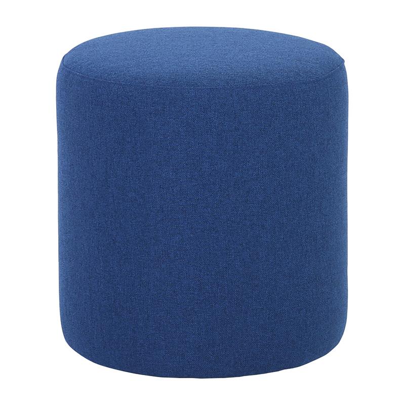 OMNI Ottoman 46cm Storage Bench with Lift Top - Midnight Blue Fabric - Perfect for Living Room, Bedroom & Entryway Storage Solutions