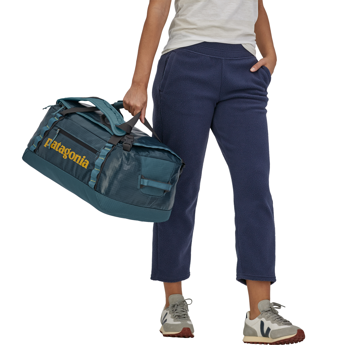 Black Hole Duffel Bag 40L - Lightweight Waterproof Travel Duffel for Outdoor Adventures, Gym, Camping & Weekend Trips