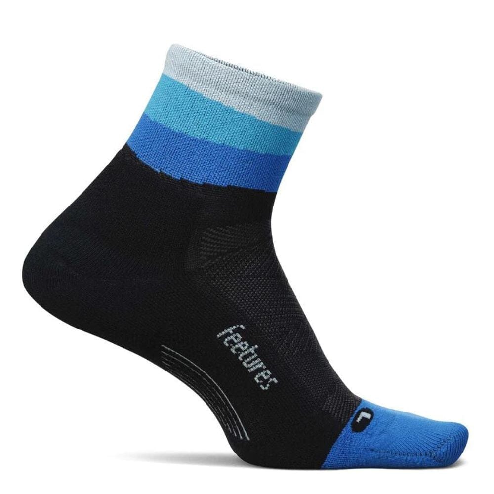 Feetures Elite Light Cushion Quarter Socks - Running & Hiking Performance Socks for Men & Women - Breathable & Supportive Athletic Socks for Marathon, Trail, Gym Workouts