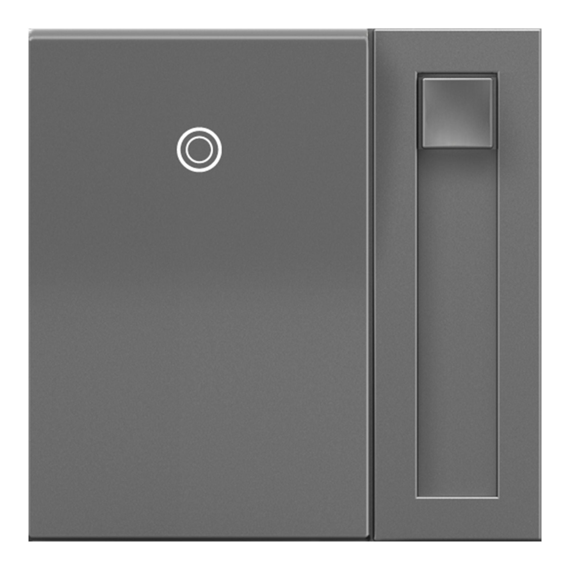 Adorne 0-10V Fluorescent/LED Paddle Dimmer Switch - Single Pole/3 Way - Magnesium Finish - Perfect for Home, Office & Commercial Lighting Control
