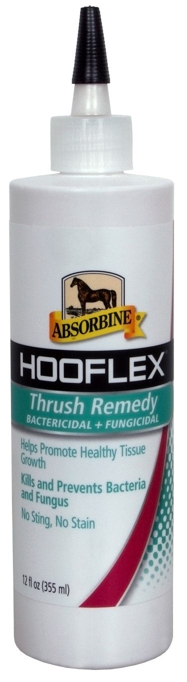 Absorbine Hooflex Thrush Remedy 335ml - Effective Hoof Care Treatment for Horses | Prevents & Treats Thrush Infection | Ideal for Stable, Trail & Show Horses