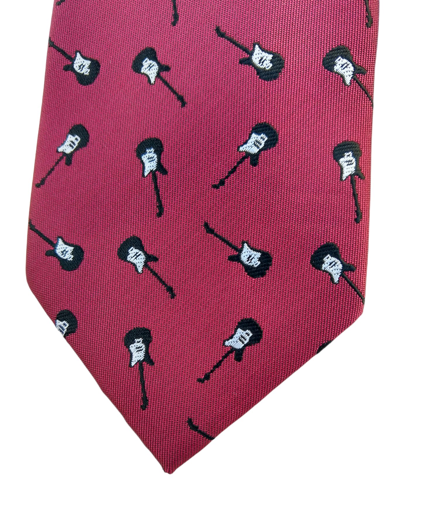 Stylish Guitar Tie for Men - Perfect Gift for Guitarists & Bassists - Electric Guitar Necktie for Musicians & Music Lovers - Ideal for Concerts, Gigs, and Music-Themed Events