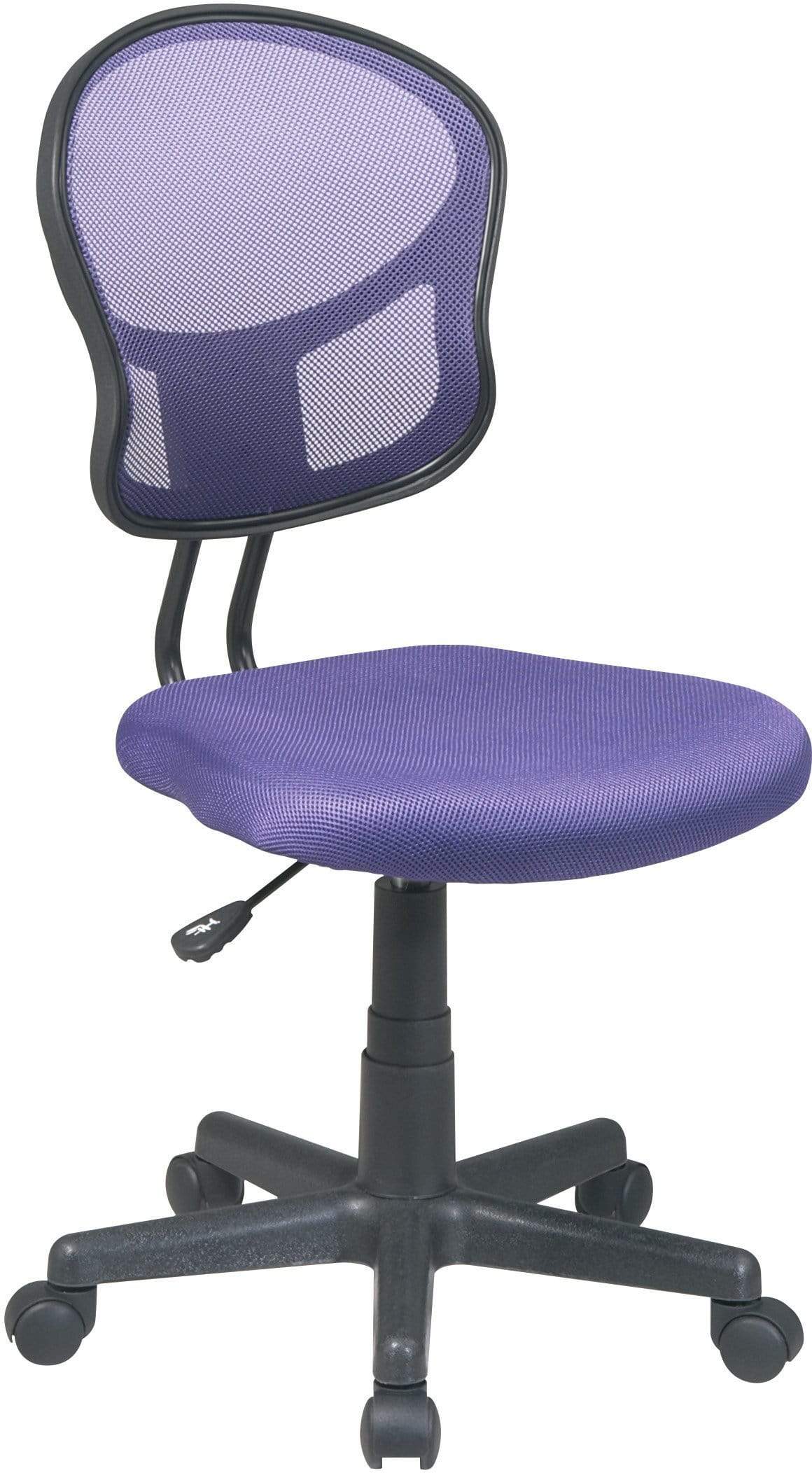 OSP Designs Ergonomic Pneumatic Mesh Task Chair - Adjustable Height, Lumbar Support, Fun Colors [EM39800] - Perfect for Home Office, Gaming & Workspaces
