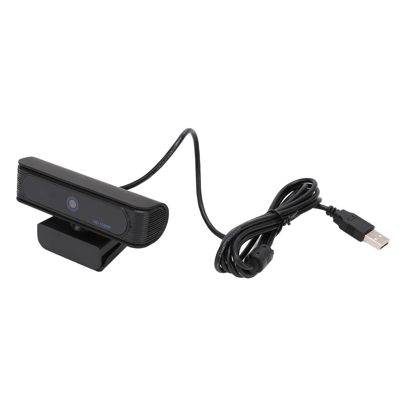 HD Webcam for Desktop Computers - USB Plug & Play Web Camera with Facial Recognition for Windows 10/11 - Perfect for Video Conferencing, Online Classes & Live Streaming