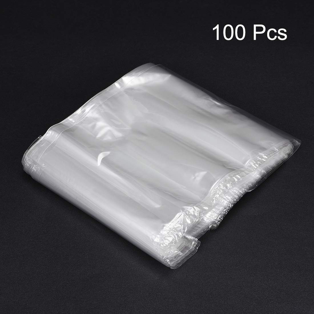 uxcell 17.5x14 Inch 100pcs Transparent Shrink Wrap Bags - Heat Shrinkable Packaging for Industrial, Retail & Ecommerce | Perfect for Product Bundling, Gift Wrapping & Shipping Protection