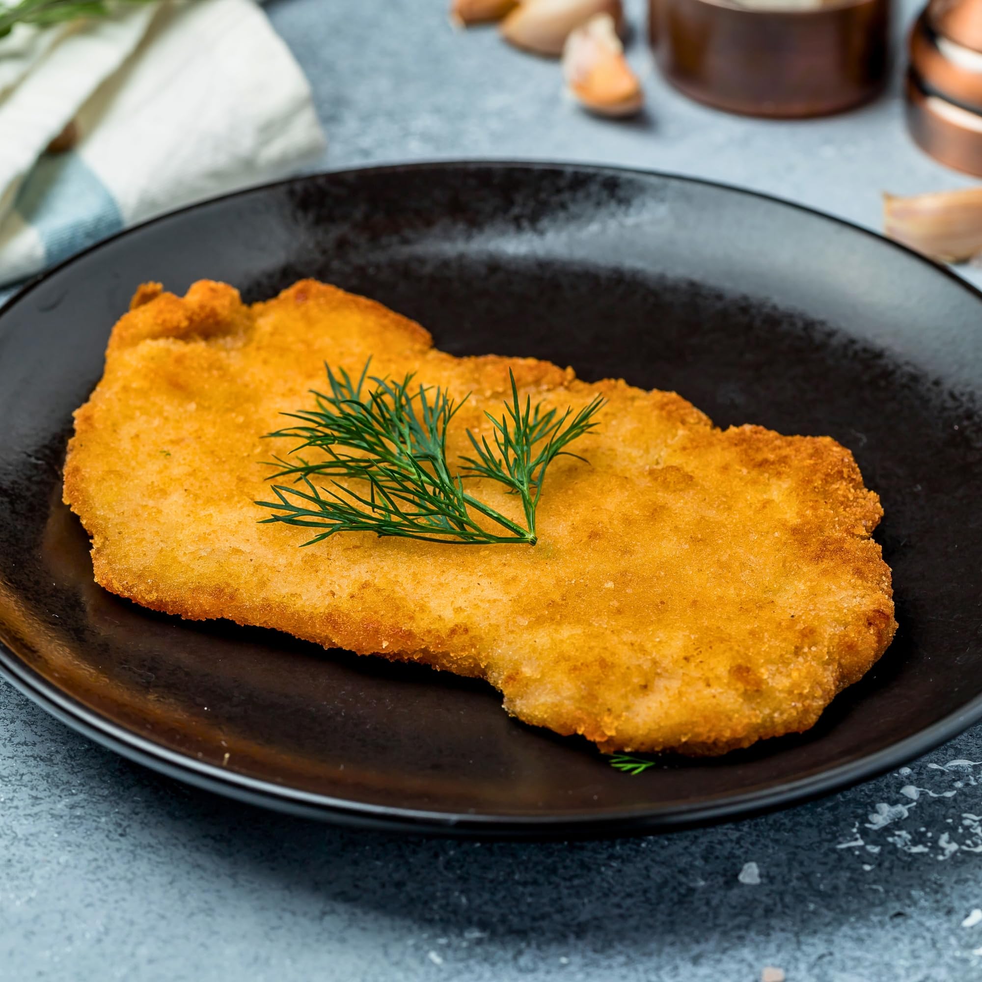 Premium Breaded Veal Cutlets - 5 Lbs (17-20 Pieces, 4oz Each) | Today Gourmet Foods | Perfect for Italian Dishes, Schnitzel & Family Dinners