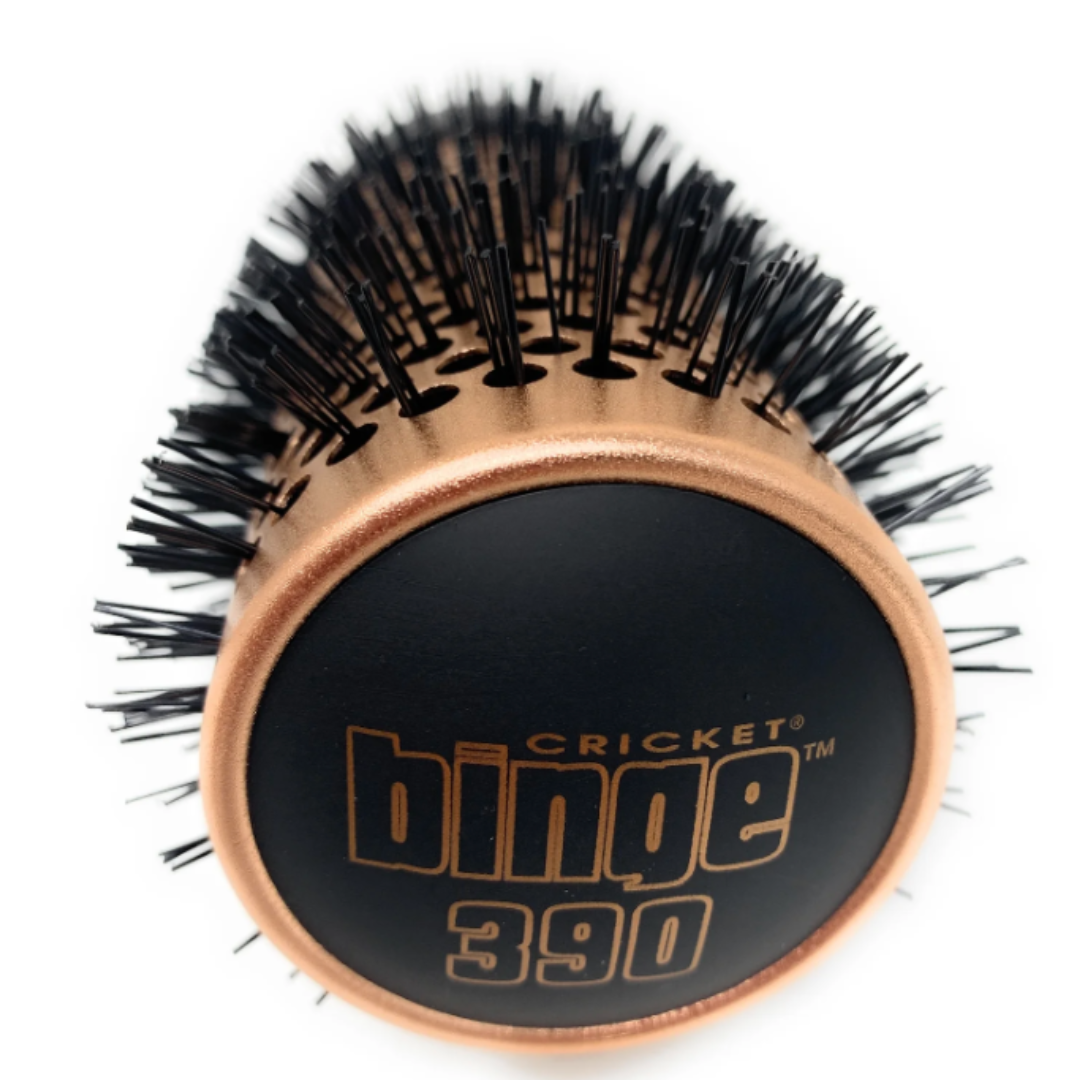 Professional Cricket Copper Binge Tension Thermal Hair Brush with Carbon & Tourmaline Bristles - 1 Count for Smoothing, Styling & Frizz Control - Perfect for Salon, Home Use & Travel