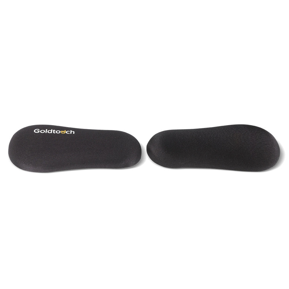 Goldtouch Ergonomic Gel Wrist Rest for Keyboard & Mouse - Comfortable Black Wrist Support Pad for Office, Gaming & Computer Workstations