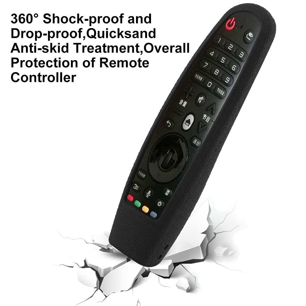 Shockproof Silicone Remote Control Case for LG AN-MR600 Smart TV - Durable Protective Cover for Living Room, Bedroom & Home Theater Use