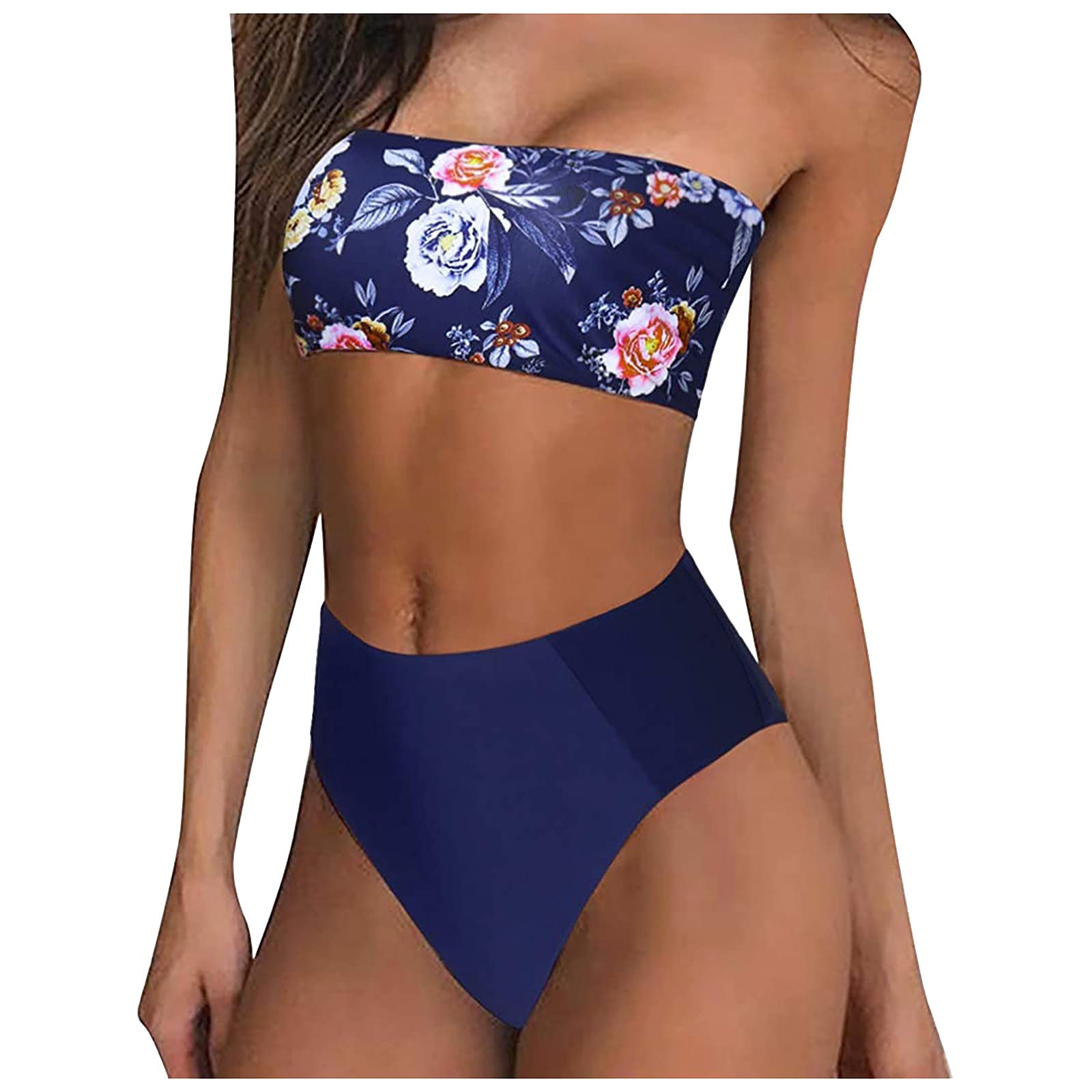 Women's 2 Piece Bikini Set with Push Up Top & Hollow Out Coverup Skirt - Sexy Swimwear for Beach Vacation, Pool Party & Summer Travel