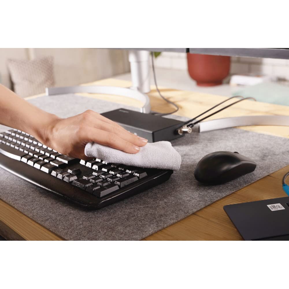 Kensington Pro Fit Washable Wired Mouse (K70315WW) - Ergonomic USB Computer Mouse for Office & Home Use, Spill-Proof Design for Easy Cleaning - Perfect for Workstations, Gaming & Daily Computing