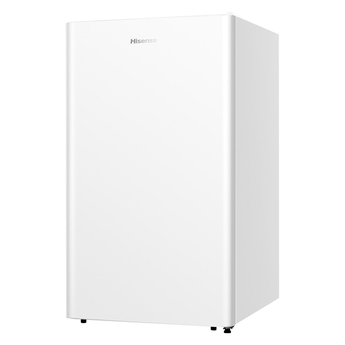 Hisense 124L Mini Bar Fridge - White HRBF126 - Compact Refrigerator for Home, Office, Dorm & Small Spaces - Perfect for Beverages, Snacks & Beauty Products Storage