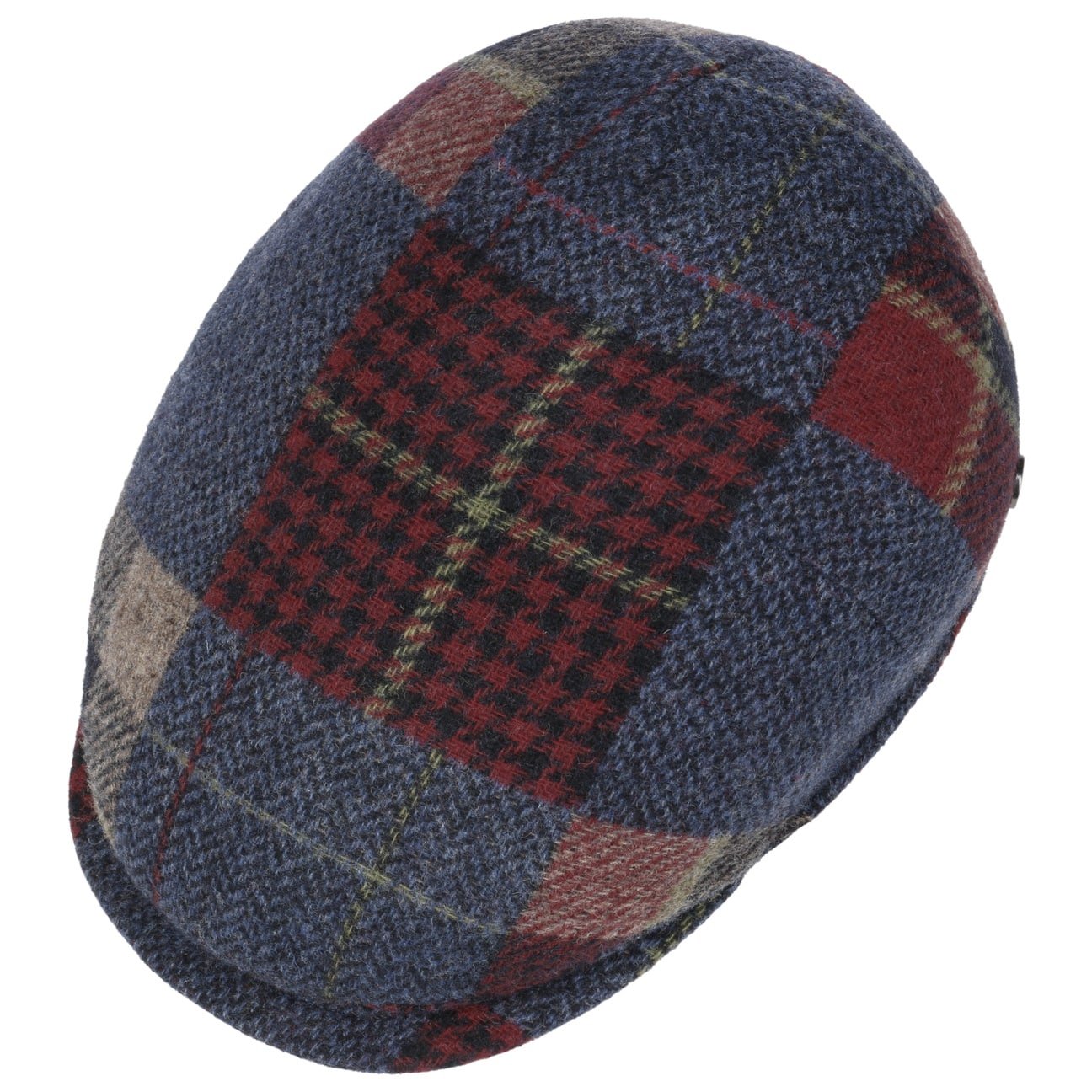 Lierys Women's Capri Merino Patchwork Flat Cap - Soft Wool Blend Beanie for Winter & Fall | Stylish Outdoor Hats for Hiking, Travel & Casual Wear