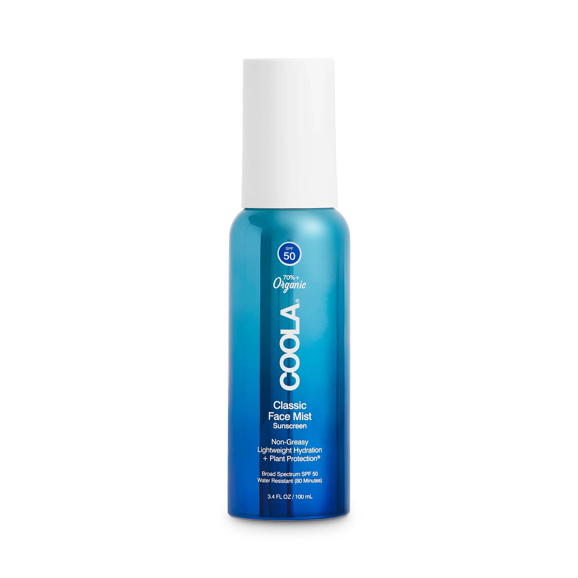 SPF 50 Face Sunscreen Mist - Lightweight & Non-Greasy for Daily UV Protection - Perfect for Outdoor Activities, Beach & Travel