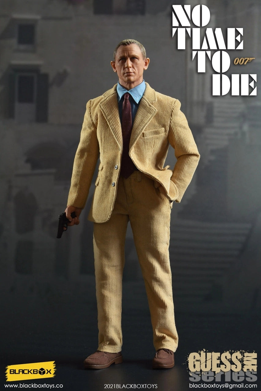 Blackbox Toys 1/6 Scale BBT 9025 No Time to Die James Bond Action Figure - Collectible Movie Character Model for Display & Cosplay