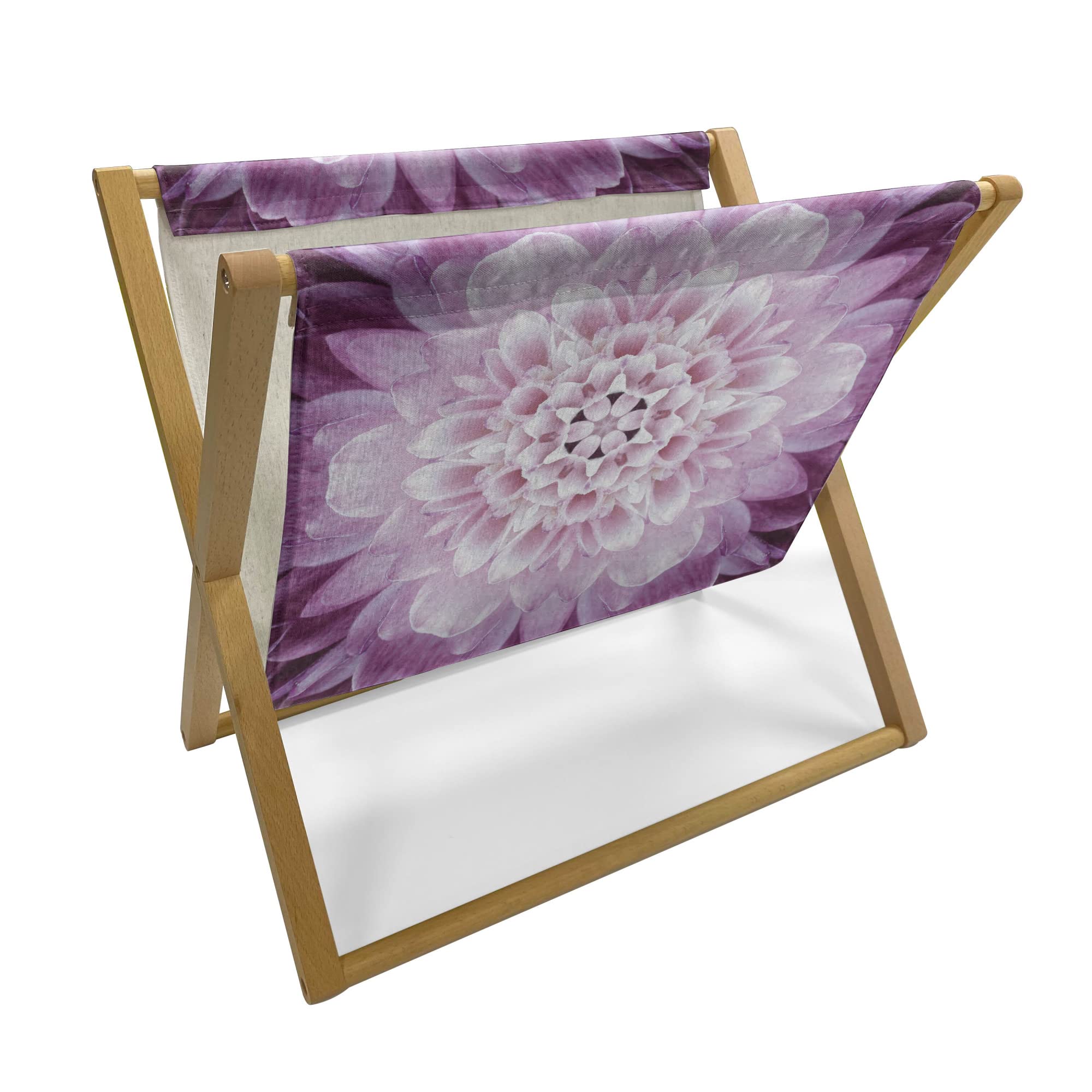 Ambesonne Flower Magazine and Book Holder - Chrysanthemum Blossom Design, 22