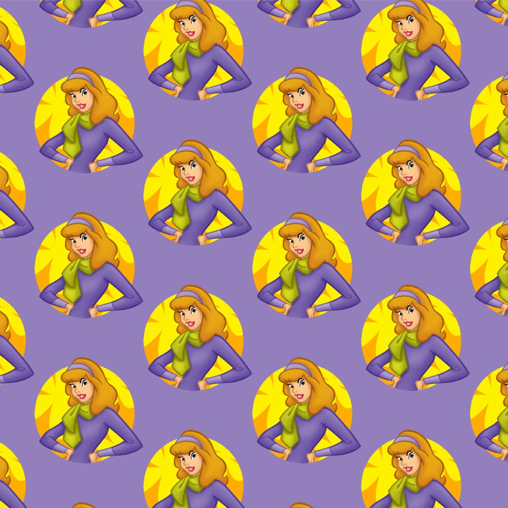 Scooby Doo Daphne Character Gift Wrap Paper Roll - Cartoon Themed Wrapping Paper for Birthdays, Christmas & Party Presents - 24