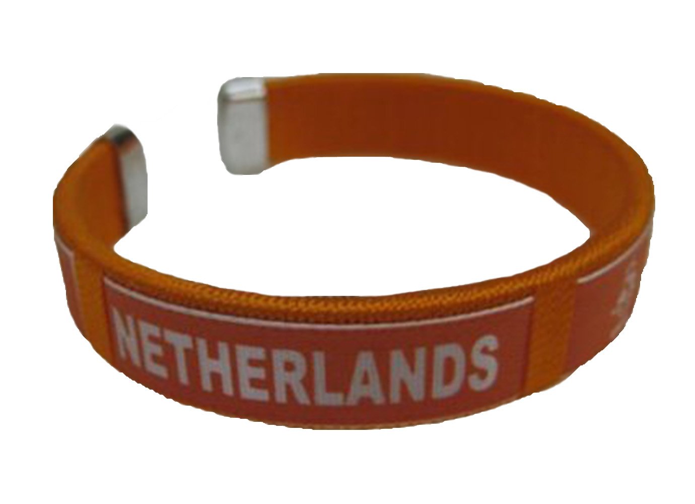 Netherlands Flag C-Shaped Wristbands - Patriotic Dutch Bracelets for Men & Women - Perfect for Soccer Games, National Holidays & Travel Accessories
