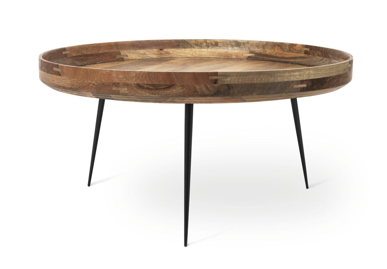 Mater Modern Wooden Bowl Table - Stylish & Functional Home Decor for Living Room, Dining Room, or Bedroom