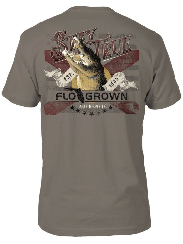 FloGrown FGM 1781 Men's Short Sleeve T-Shirt - Stay True Collection - Asphalt Gray - Comfortable Casual Wear for Everyday Outfits & Street Style