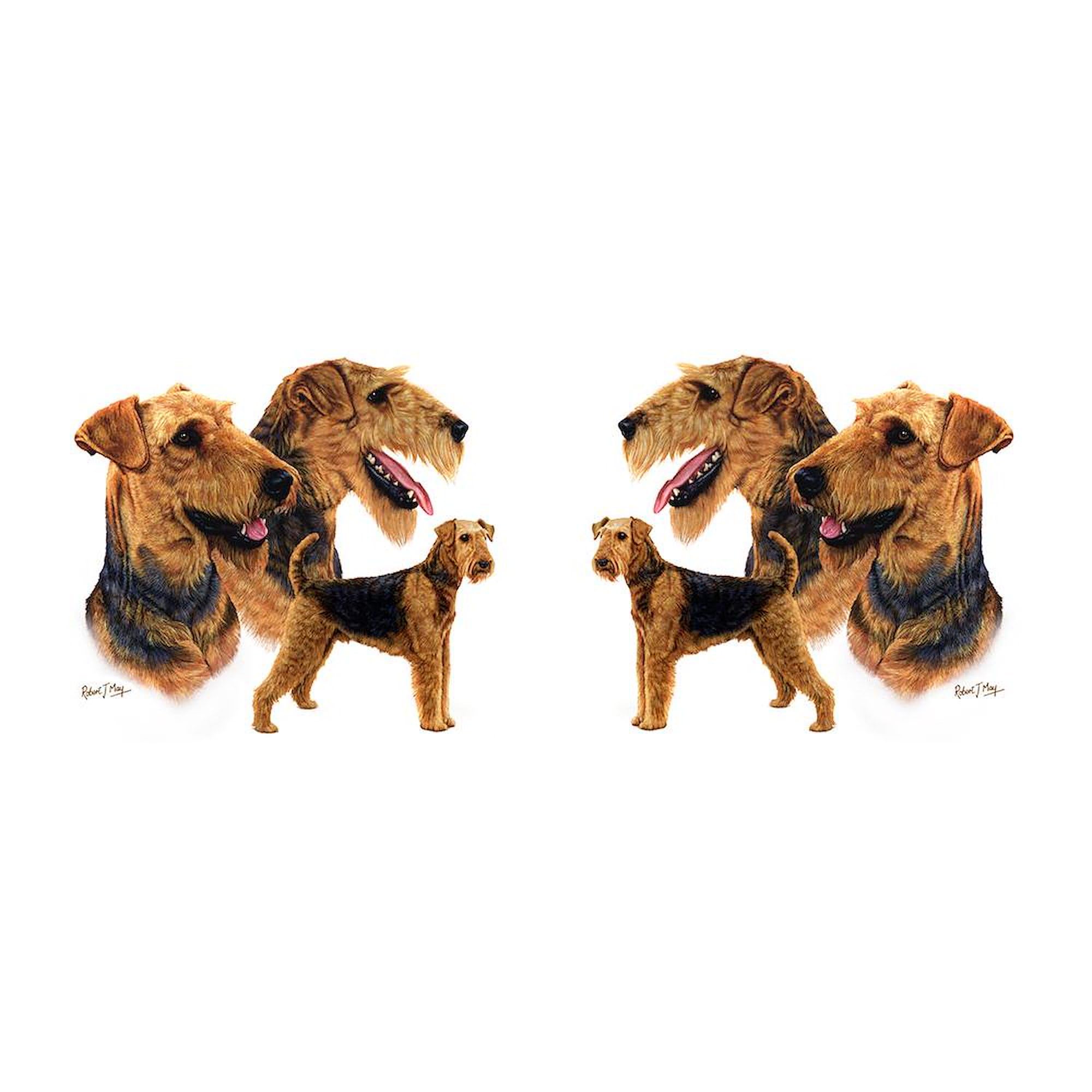 Airedale Terrier Ceramic Coffee Mug 11 oz (325 ml) - Perfect for Tea, Hot Chocolate & Office Use - Funny Dog Lover Gift Idea