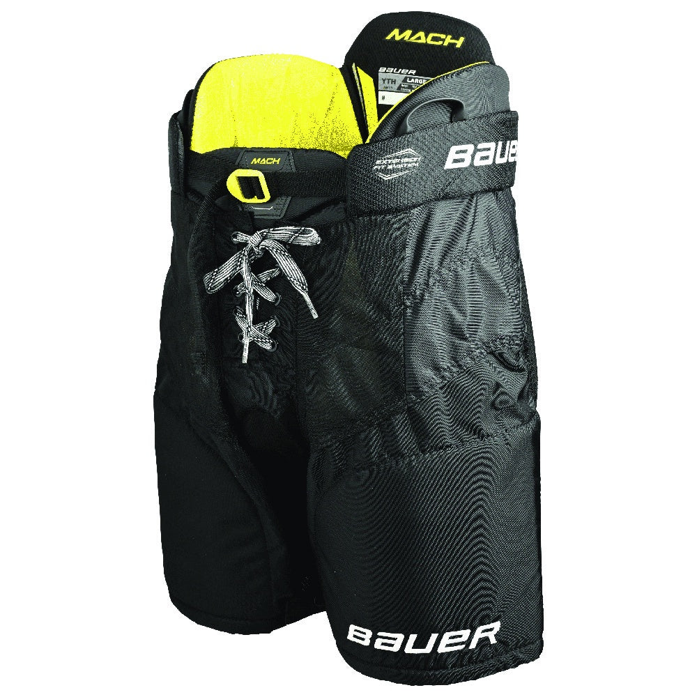 Bauer Supreme Mach Youth Ice Hockey Pants - Protective Hockey Gear for Boys & Girls - Perfect for Ice Skating, Hockey Practice & Games