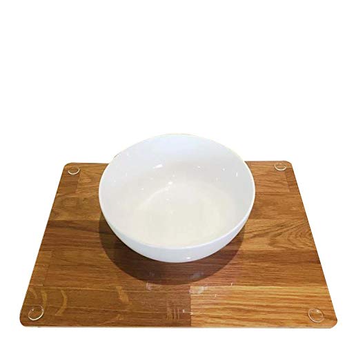 Clear Rectangular Placemat Set - Large Size (8 Pack) - Perfect for Dining Tables, Kitchen Countertops, and Party Decorations