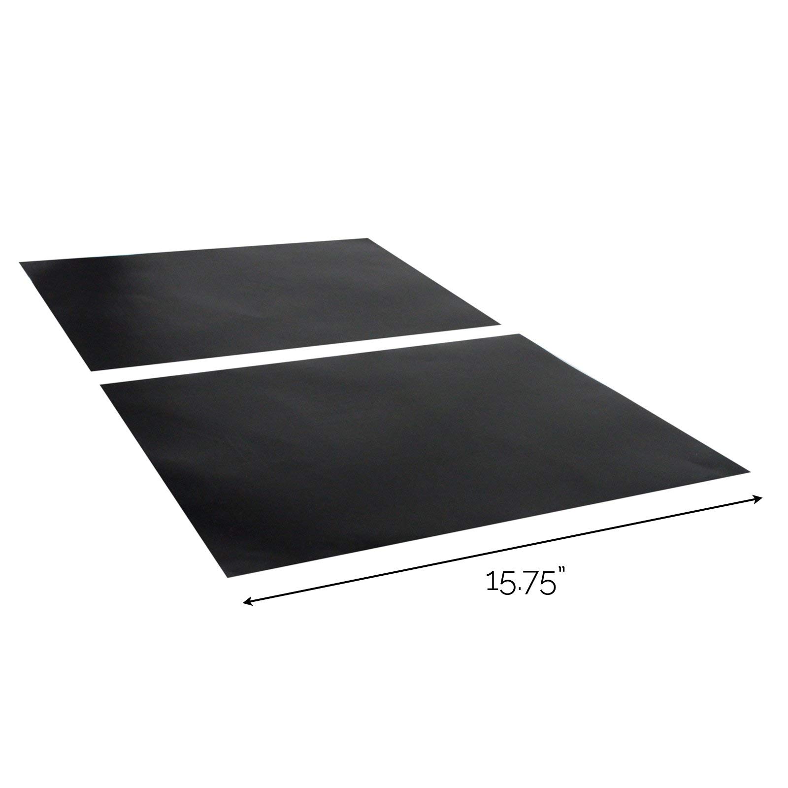4-Pack Non-Stick BBQ Grill Mats - Reusable, Easy to Clean & Durable for Outdoor Grilling, Camping, and Backyard Barbecues