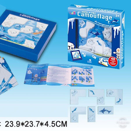 Camouflage Strategy Puzzle Game - Brain Teaser for Adults & Kids - Perfect for Family Game Night, Travel, and Office Breaks