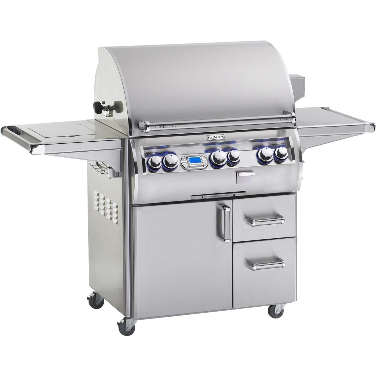 Fire Magic Aurora A660S 30-Inch Propane Gas Grill - Freestanding Outdoor BBQ with Side Burner, Back Burner, Rotisserie Kit & Analog Thermometer | Perfect for Backyard Cooking, Patio Entertaining & Grilling Parties