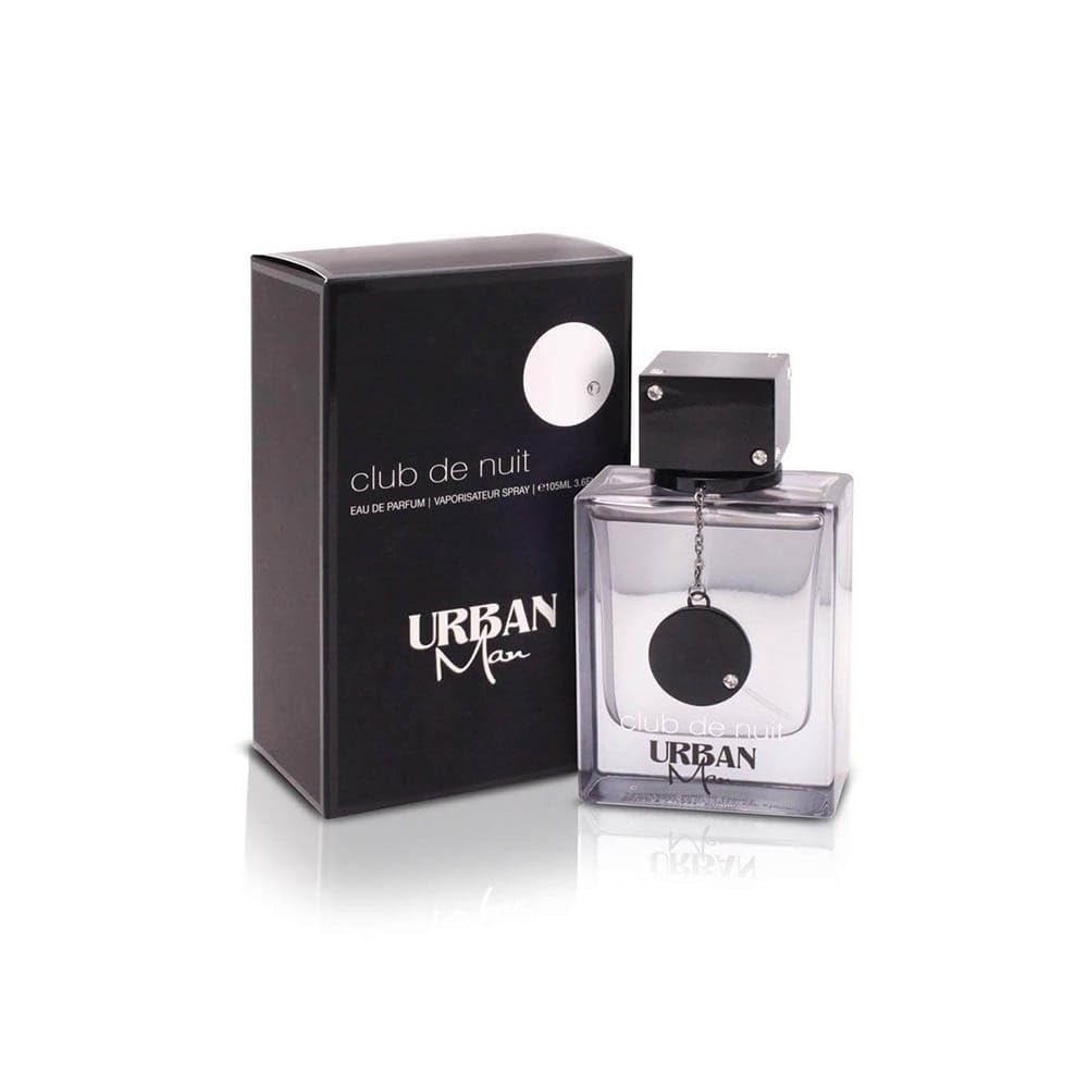 Club de Nuit Urban Cologne for Men - 3.55 oz (105ml) Eau de Toilette Spray - Long Lasting Fresh Scent - Perfect for Date Night, Office & Special Occasions