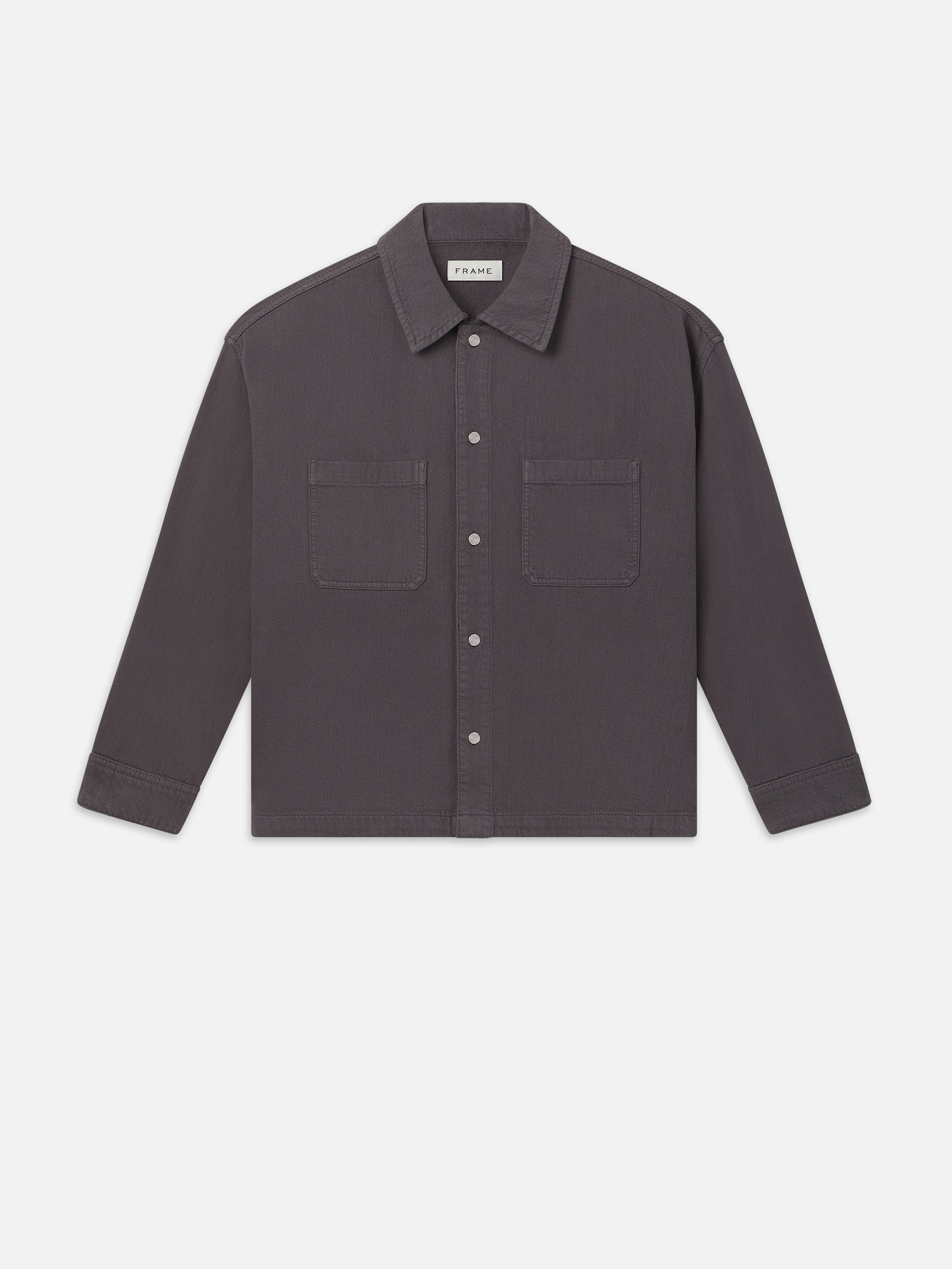 Comfortable Double Pocket Casual Shirt for Men - Slate Gray | Perfect for Office, Travel & Everyday Wear