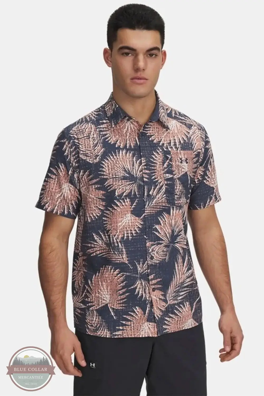 **Dockside Short Sleeve Shirt for Men - Casual & Comfortable Button-Up Shirt - Perfect for Beach, Summer, and Outdoor Activities**