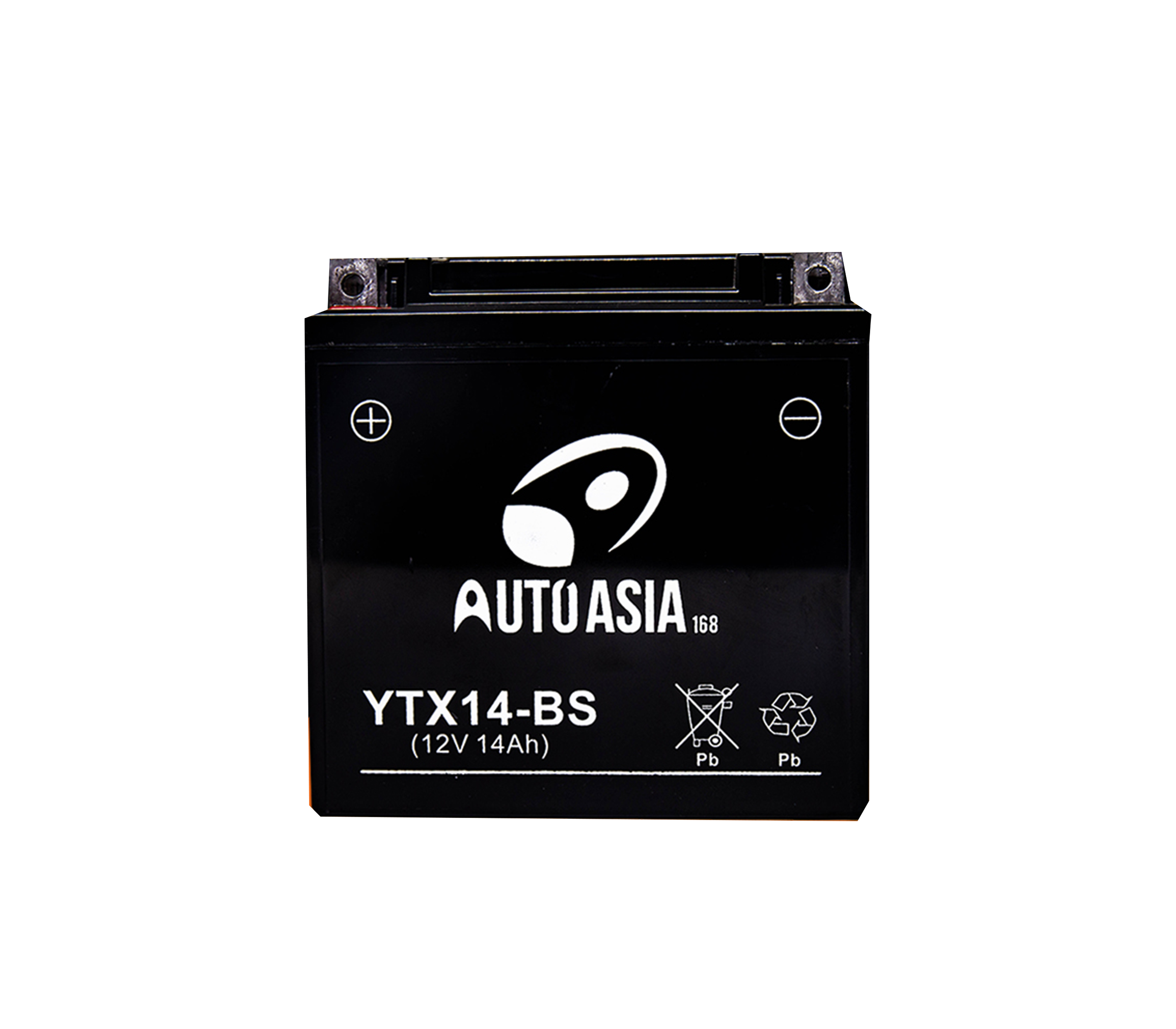 YTX14 BS Motorcycle Battery - High Performance Replacement for Asian Auto & Bike Models - Perfect for Honda, Yamaha, Kawasaki & More