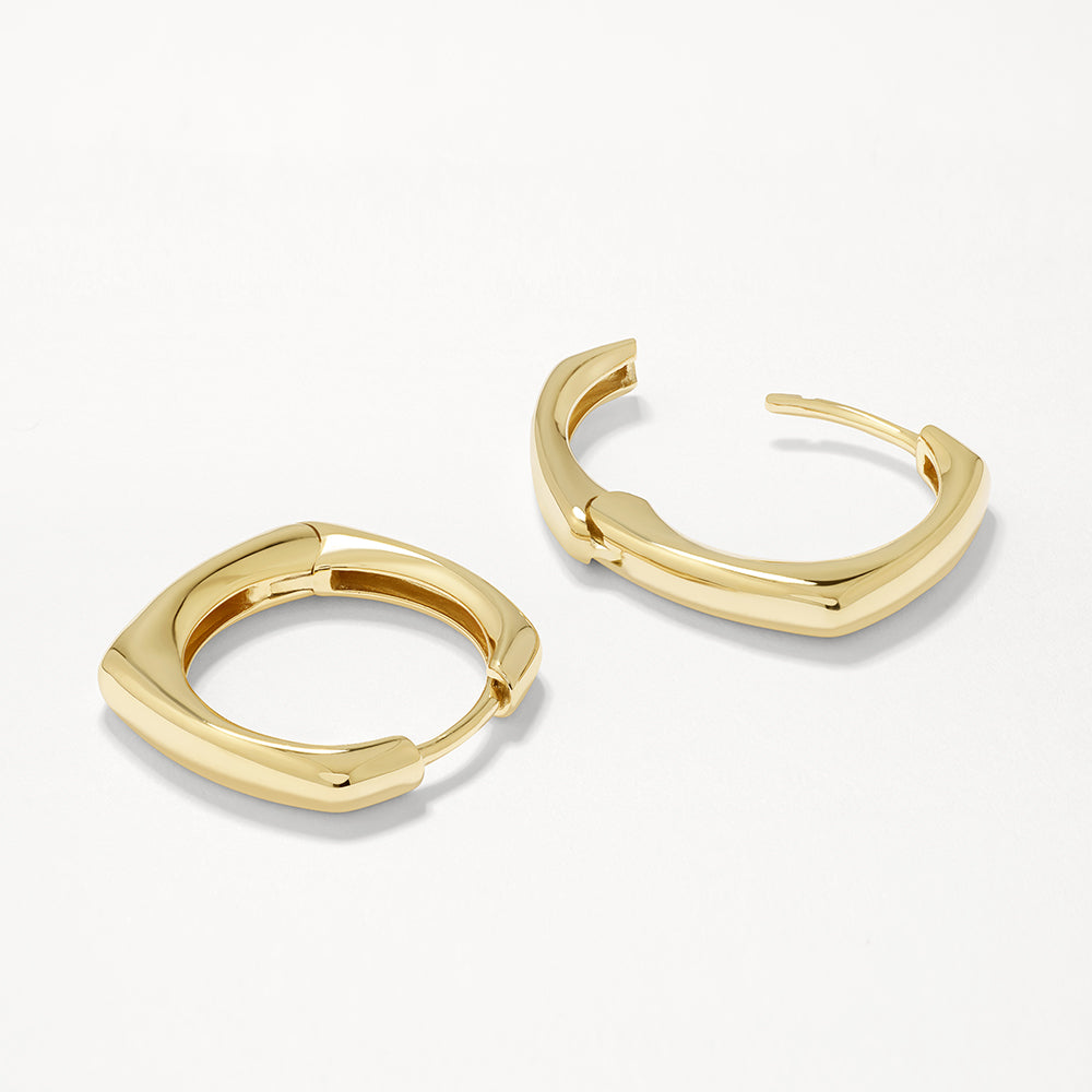 Gold Midi Square Edge Hoops - Elegant Embroidery Hoops for DIY Crafts, Home Decor, and Sewing Projects - Perfect for Handmade Gifts and Wall Art