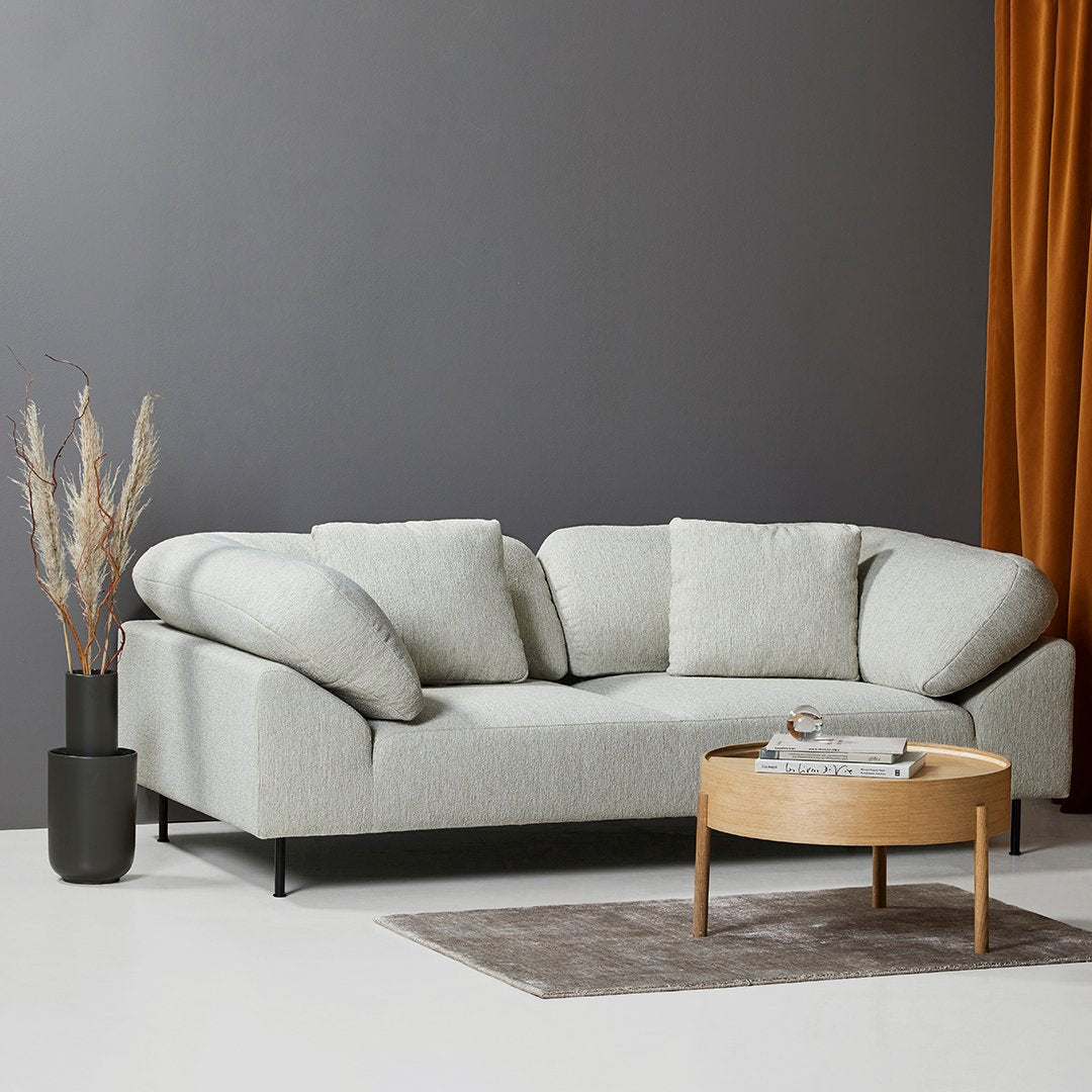 Modern Arc Coffee Table - Mid-Century Style Wooden Living Room Furniture for Home Decor | Perfect for Small Spaces, Apartments & Lounge Areas