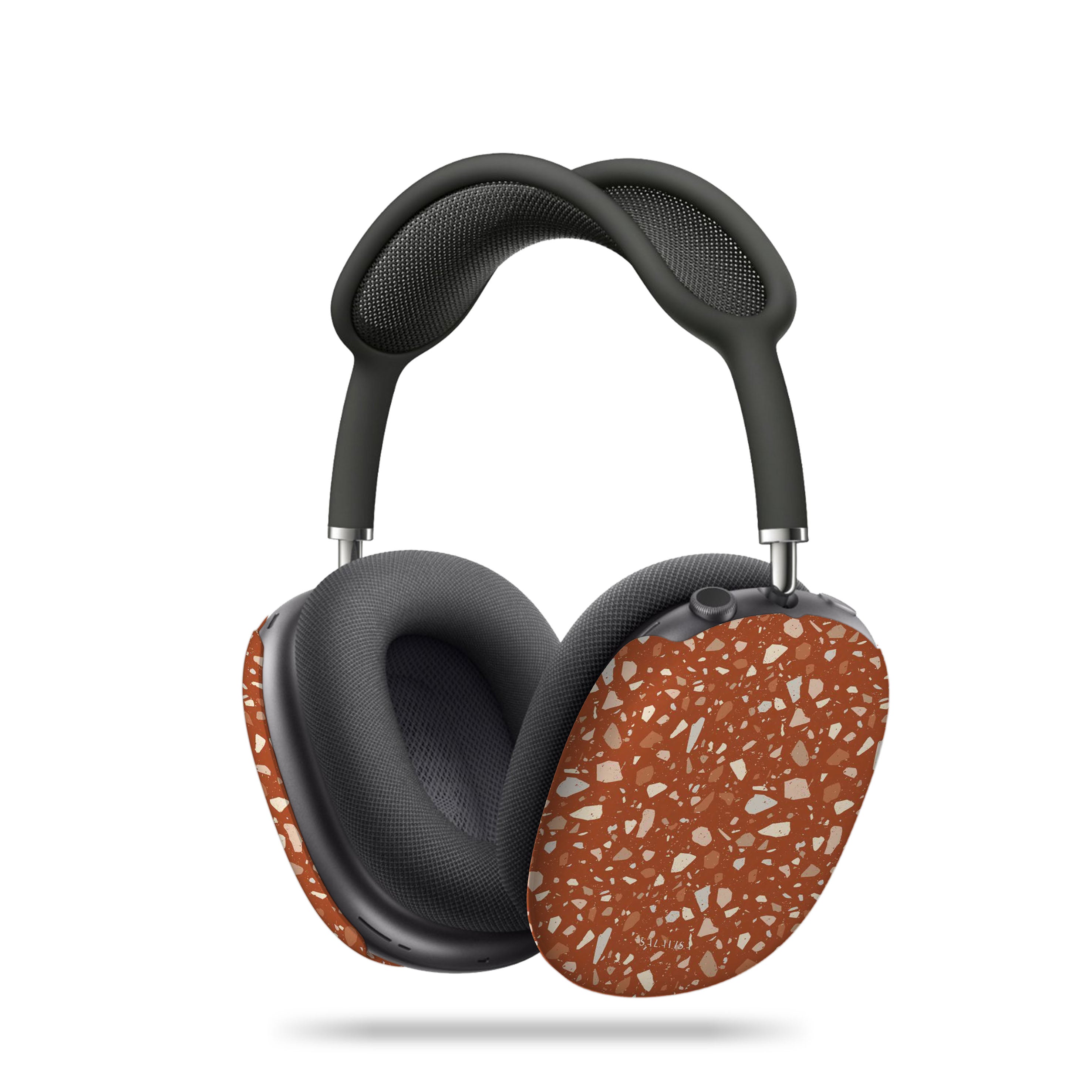 Premium Orange Terrazzo AirPods Max Case - Durable Protective Cover for Apple AirPods Max Headphones | Perfect for Travel, Gym & Daily Use