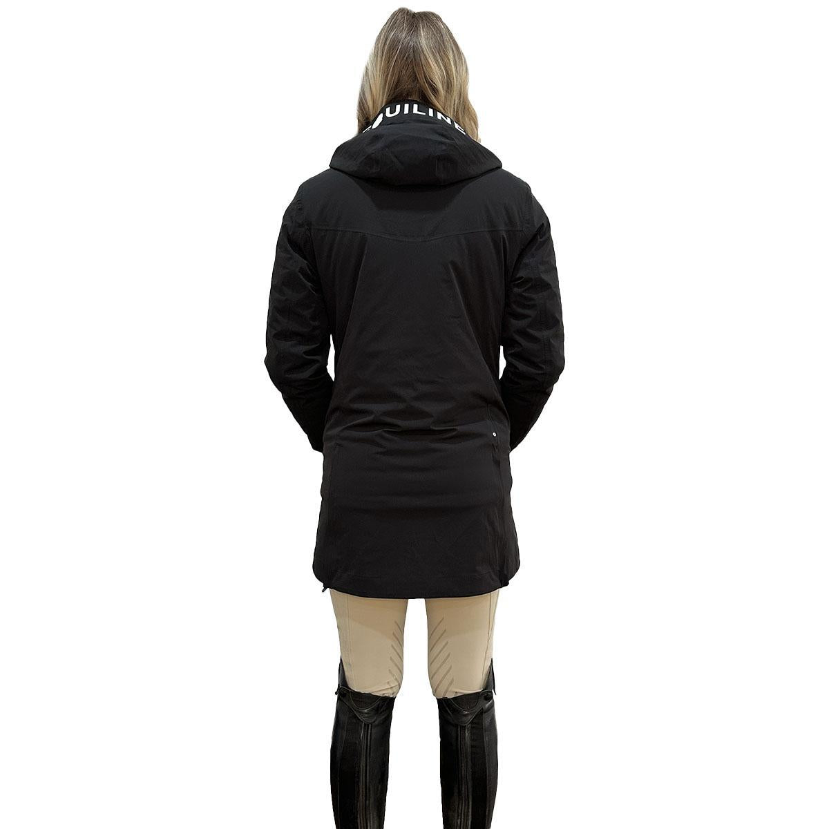 Equiline Women's Cegnum 3-in-1 Waterproof Padded Long Jacket - Winter Coat with Removable Hood for Hiking, Skiing & Outdoor Activities