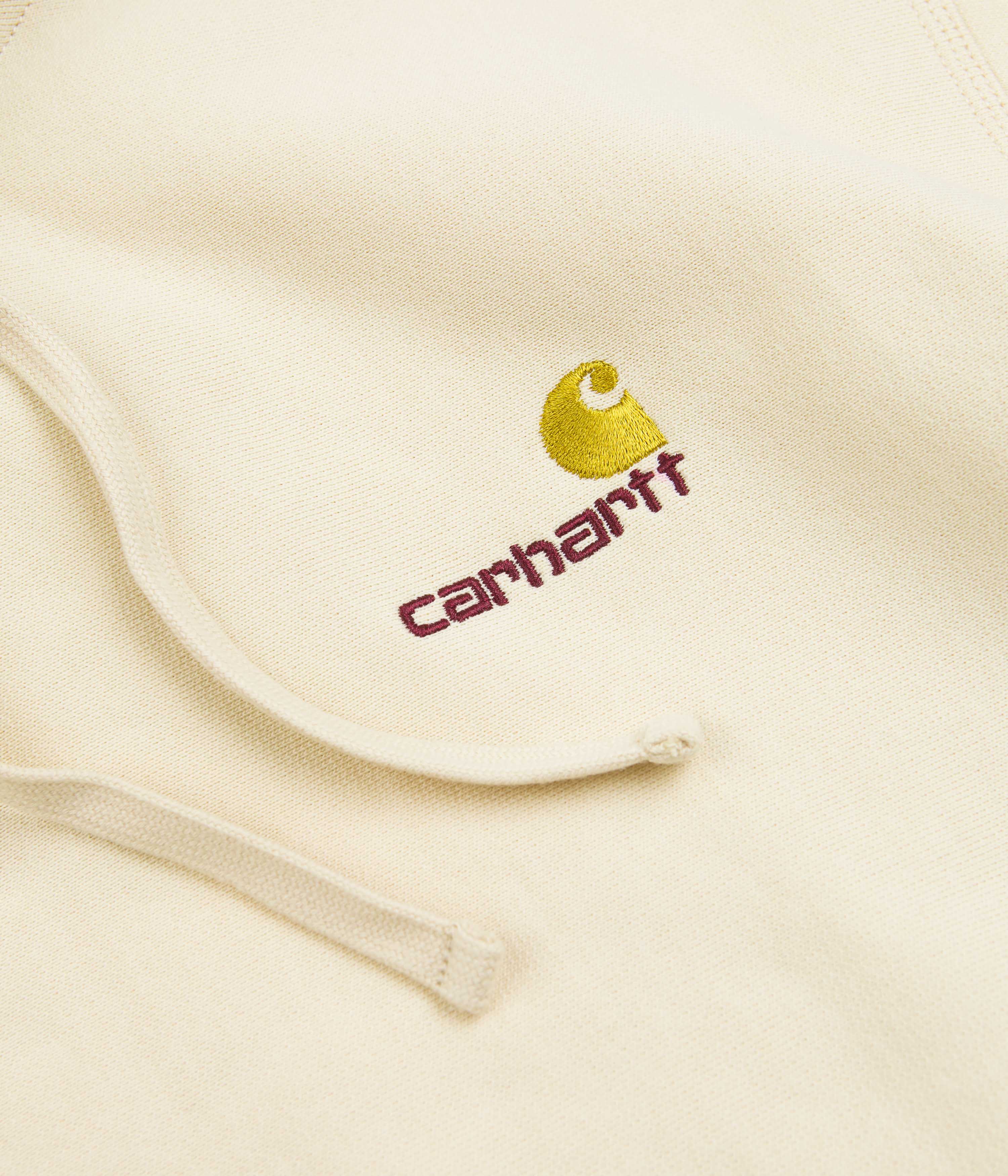 Carhartt American Script Hoodie - Heavyweight Cotton Pullover Sweatshirt for Men & Women - Perfect for Work, Outdoor & Casual Wear