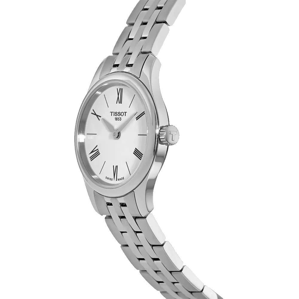 TISSOT Women's Analog Quartz Watch with Stainless Steel Band - Classic Elegant Dress Watch for Business, Office & Formal Occasions - Model T0630091101800