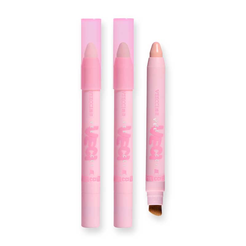 VEECCI 3-in-1 Contour Stick for Face - Cream Bronzer, Highlighter & Blush Makeup Kit | Easy to Blend, Long-Lasting | Perfect for Everyday Makeup, Contouring & Highlighting
