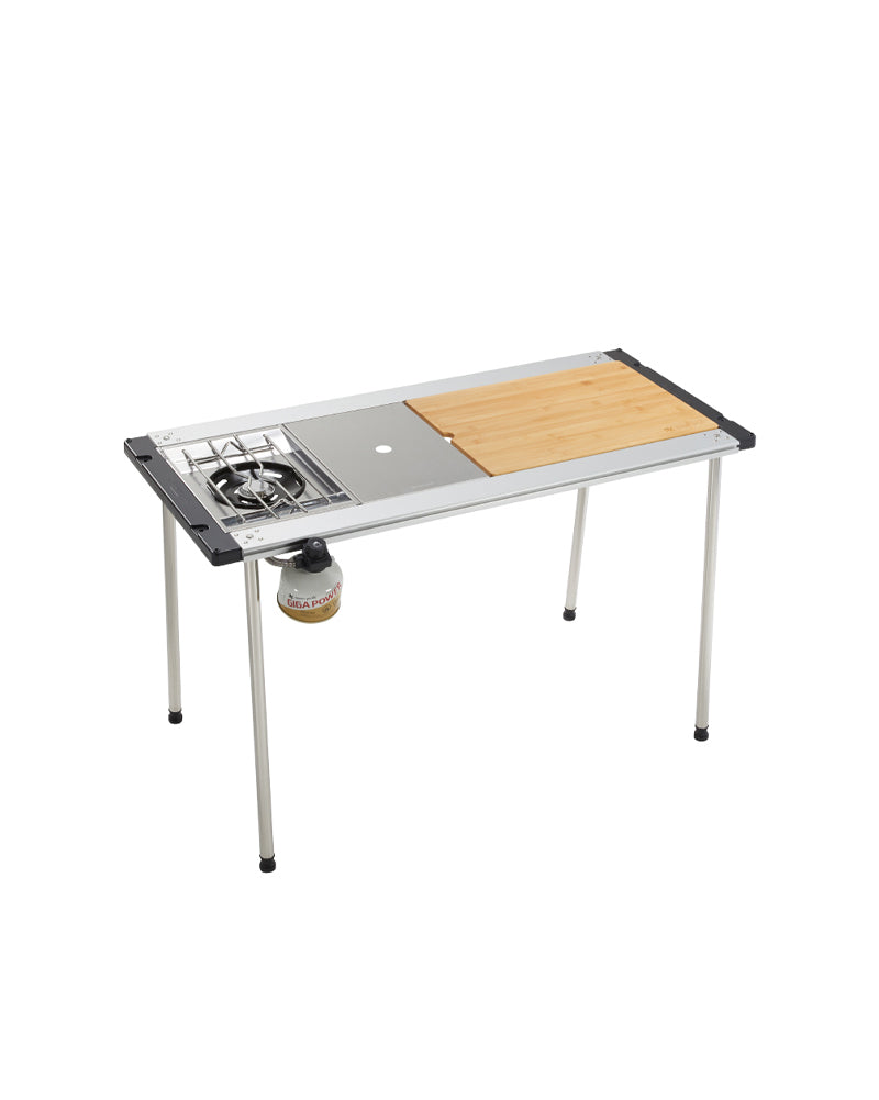 IGT 4 Unit Sitting Set - Portable Outdoor Dining Table Set for Camping, Picnics, and Backyard BBQs