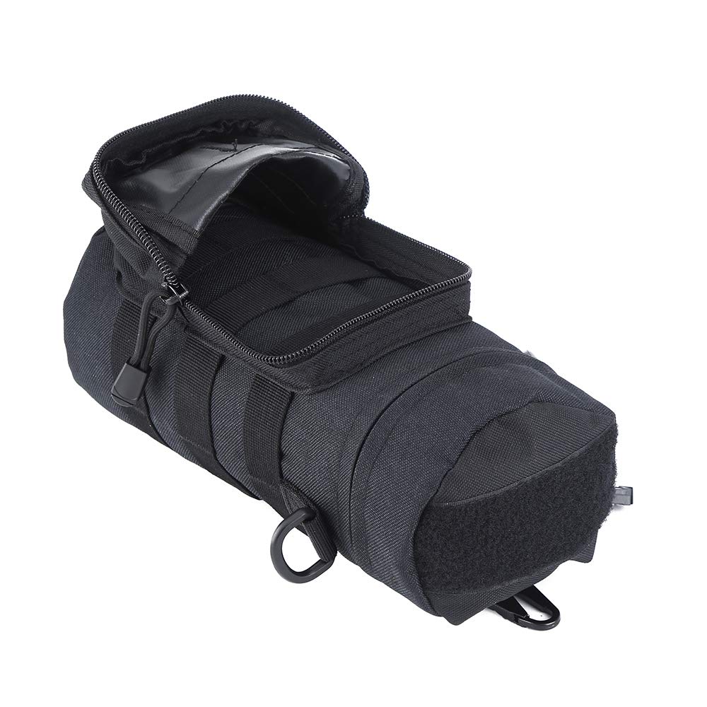 Molle Water Bottle Holder - Tactical Water Bottle Pouches for Backpack with D-Ring Hook, Perfect for Hiking, Camping, and Outdoor Adventures